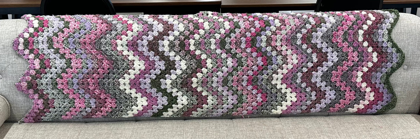 Berry Chevron Throw