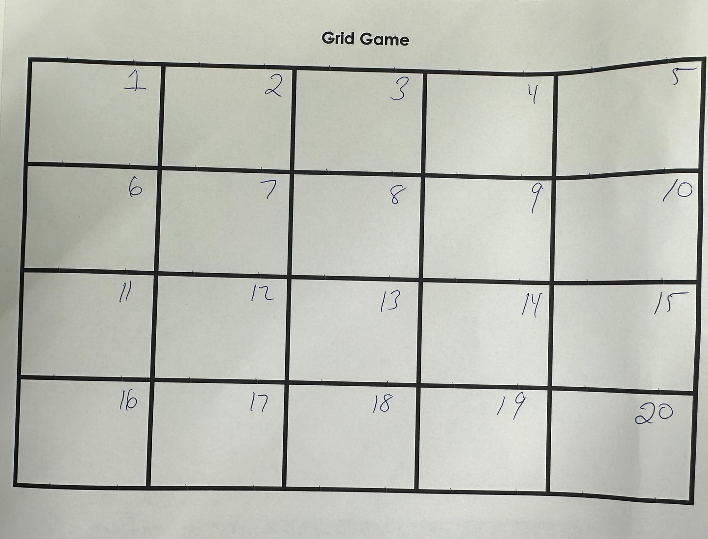 Grid Game Raffle