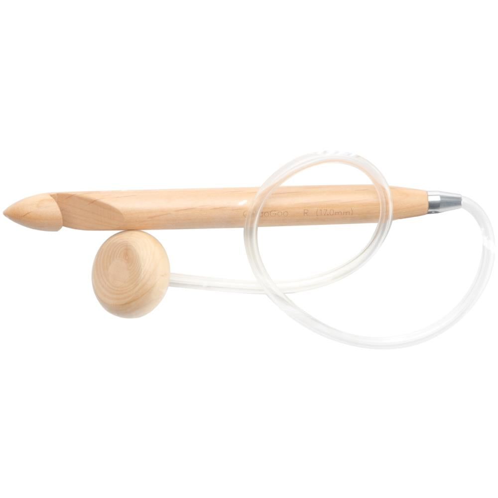 ChiaoGoo Flexible Tunisian Hook 24" Size Q (15.75mm)