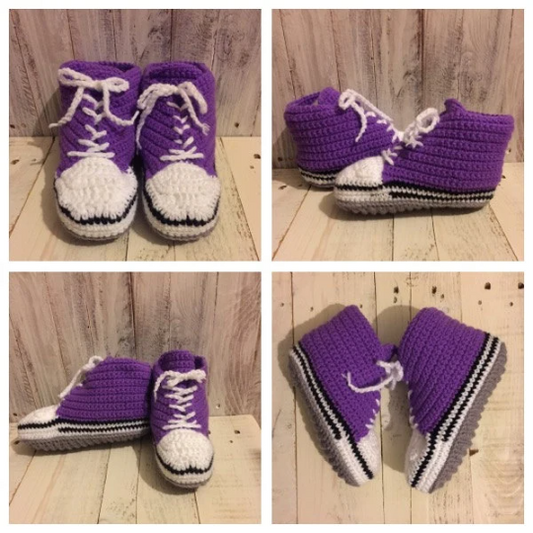 Converse inspired shoes, converse inspired pattern, hightop shoes, crochet Hightops, crochet slippers, crochet shoes, women's shoe pattern