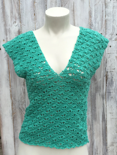 Crochet women's top pattern,crochet summer tunic pattern, crochet pattern, crochet tank top pattern, crochet tee, crochet summer wear