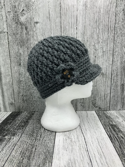 crochet pattern, crochet, crochet brim hat pattern, crochet womens hat pattern, brimmed hat pattern, visor hat pattern, crochet cancer hat