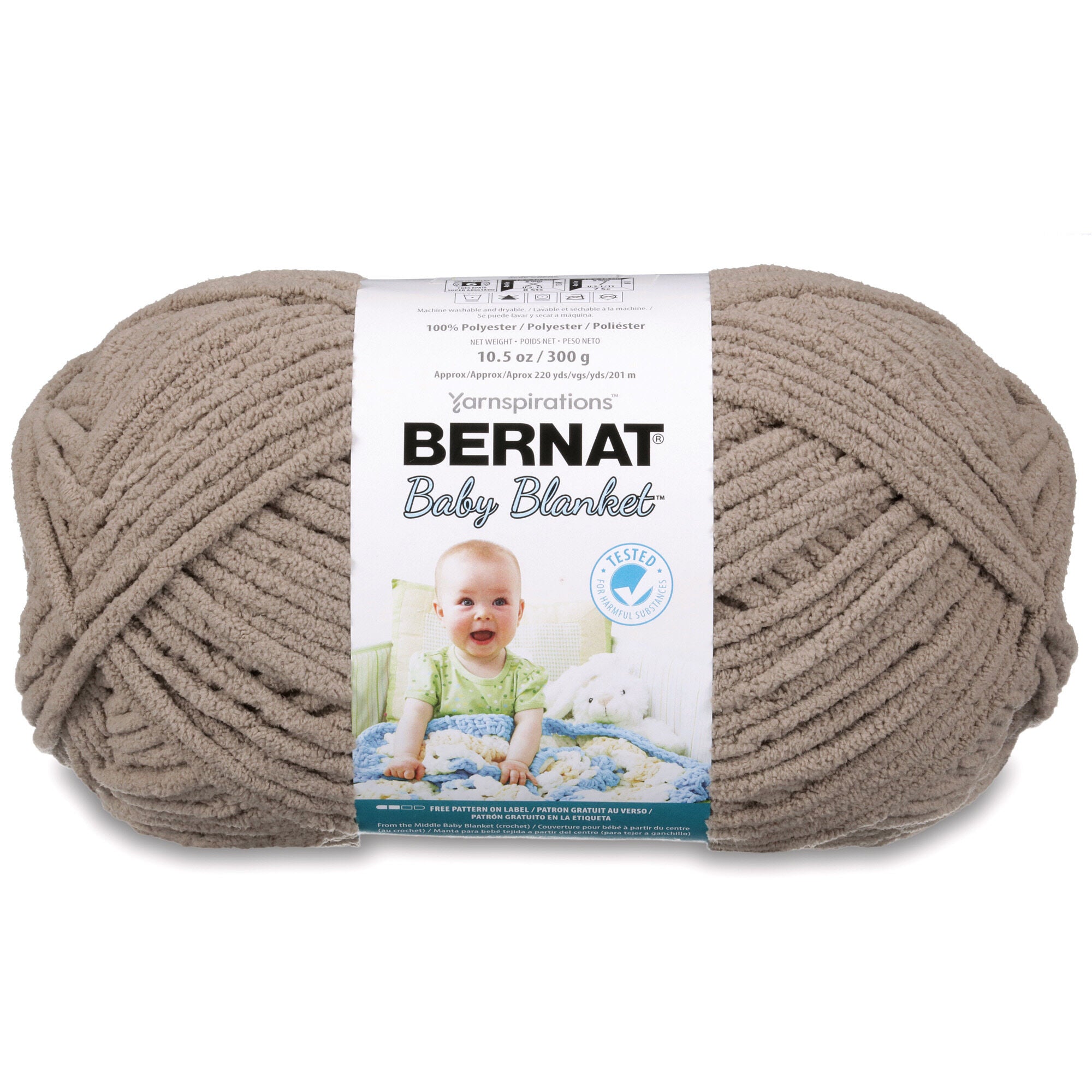 Bernat Baby Blanket Big Ball Yarn-Mini Succulents 161104-04789 - GettyCrafts