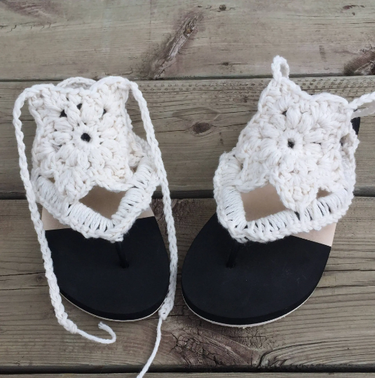 Flip flop 2025 crochet slippers