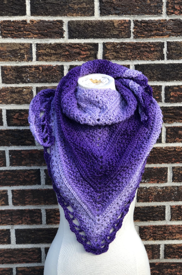 Ariana shawl crochet pattern, crochet pattern, crochet, pattern, crochet prayer shawl pattern, crochet triangle scarf pattern, crochet wrap